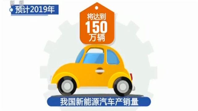 高速增长!2019年中国新能源汽车产销量将达150万辆